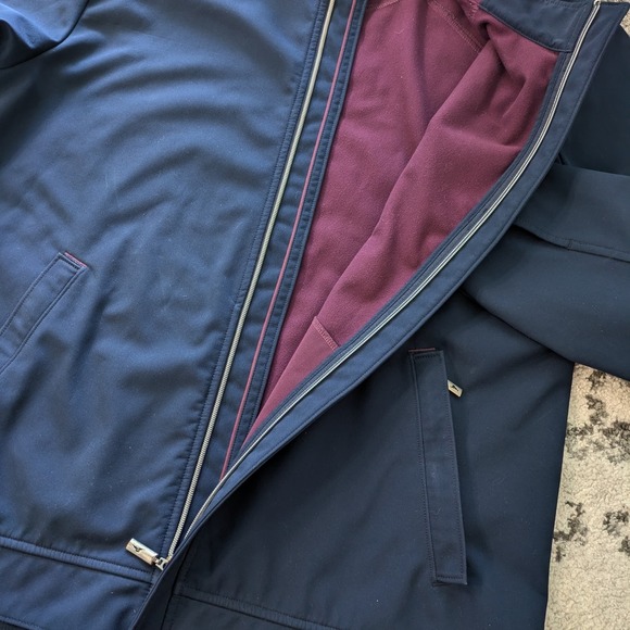 Tommy Bahama Soft Shell Fleece Lined Hidden Zipper Jacket Men's‎ XL - Picture 5 of 8